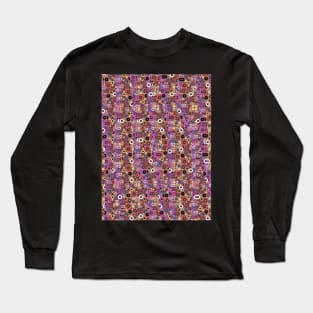 Rising Retro Style Abstract Bubbles Long Sleeve T-Shirt